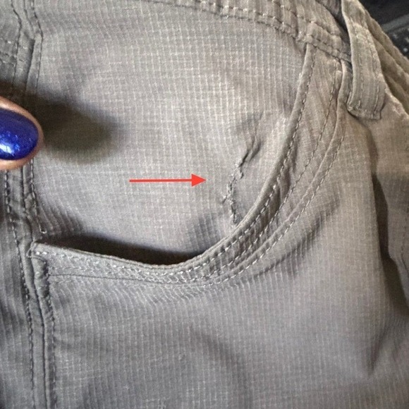 Kuhl Horizn Hiking Outdoor Trail Pants Womens 10 Short Cargo Skinny Pockets READ - Picture 5 of 15